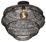 Oosterse plafondlamp zwart 45 cm - Vadi