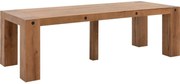 Goossens Eettafel Houston, 260 x 100 cm inclusief 5de poot