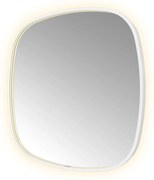 Hotbath &More Contour spiegel deens ovaal 80x80cm wit mat