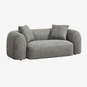 Coco 2-zits Chenille Bank Granietgrijs Dik Chenilledoek - Sklum