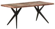 vidaXL Eettafel 180x90x76 cm massief gerecycled hout