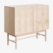 Dressoir 100x40 Cm Van Garrik Hout Natuurlijk - Sklum