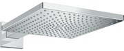 Hansgrohe Raindance E Square hoofddouche E300 1jet met douchearm 39cm 30x30cm EcoSmart chroom 26239000