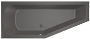 Xenz Lagoon Compact badkuip links 170x75x45cm antraciet