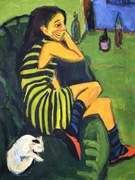 Kunstreproductie Artist Marcella, Ernst Ludwig Kirchner