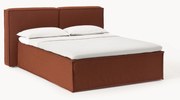 Bouclé boxspring bed Lennon
