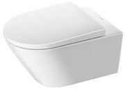 Duravit D-Neo wandtoilet met zitting 37x54x40cm Wit Hoogglans 45770900a1