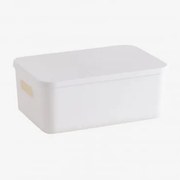 Yure Polypropyleen Organizer Box Wit & ↑12 Cm - Sklum