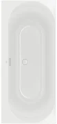Villeroy & boch Loop duobad - 170x75cm - rechthoek/binnenbad ovaal - acryl Wit Alpin glans uba170lof2v-01