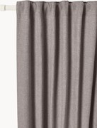 Ondoorzichtig gordijn Jensen met multiband, 2 stuks