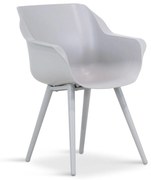 Tuinstoel Kunststof Grijs-antraciet Hartman Sophie studio misty grey - met gratis zitkussen