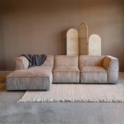 Hoekbank Stof Beige