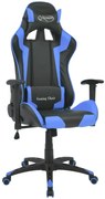 vidaXL Bureau-/gamestoel verstelbaar Xtreme kunstleer blauw