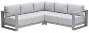 Garden Impressions Malakka loungebank 3-delig - taupe