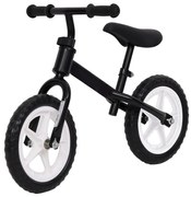 vidaXL Loopfiets met 10 inch wielen zwart