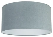 Stoffen lampenkap lichtblauw rond 50/50/25 Modern