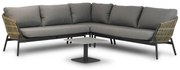 Hoek loungeset 5 personen Aluminium/wicker Taupe  Coco Nathan/Ralph