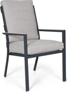 Tuinstoel Aluminium Grijs-antraciet Lifestyle Garden Furniture Lecce