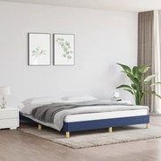 vidaXL Bedframe stof blauw 180x200 cm