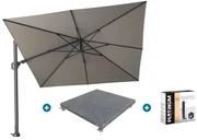 Platinum Challenger Premium T2 3x3 m - Manhattan Grey met voet en hoes