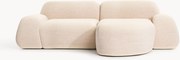 Modulaire bouclé hoekbank Wolke (3-zits)