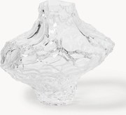 Mondgeblazen glazen vaas Canyon, H 23 cm