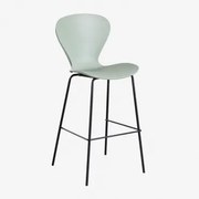 Op Een Hoge Kruk. ↑75 Cm & Zwart & Polypropyleen Celadon & Polipropileno - Sklum