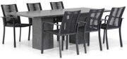 Tuinset 6 personen 220 cm Rope Grijs Santika Furniture Santika