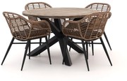 Intenso Azora/ROUGH-Y ø120cm dining tuinset 5-delig