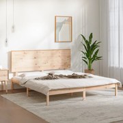 vidaXL Bedframe massief hout 150x200 cm 5FT King Size