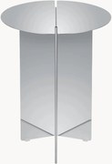 Ronde bijzettafel Oru van edelstaal