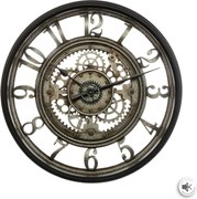 Atmosphera wandklok - Vintage metal - Diameter 51 cm - Kunststof/Glas - Antraciet