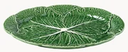Ovale serveerplateau Cabbage, handbeschilderd