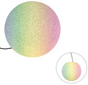 Smart buitenlamp grijs 45 cm IP44 incl Wifi A60 - Nura