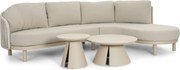 Hoek loungeset 5 personen Rope Zand/Beige  Santika Furniture Santika