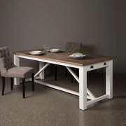 Tower Living Landelijke Eettafel 220x100cm Napoli - 220 X 100cm.