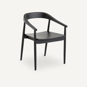 Eikenhouten en gefineerde tafelstoel, Galb