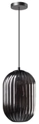 ETH Glamm Sfeervolle Hanglamp Ribbel Rookglas 20 Cm