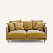 3-zits compacte fluwelen zetel, Lazare