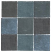 Terre d'Azur Maroc wandtegel 11.5x11.5cm donker mix - 29 stuks per doos