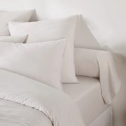 Effen bolstersloop in gewassen katoen, Scenario