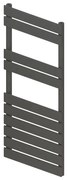Eastbrook Addington type 10 handdoekradiator 40x110cm staal 492W antraciet
