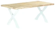 vidaXL Eettafel 180x90x76 cm massief mangohout