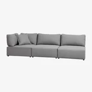 Kata 3-delige Modulaire Hoekbank Grijs - Sklum