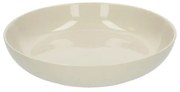 Diep bord, steengoed, beige, spikkel,Ø 22,5 cm