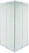 Badstuber Corner frosted 80-90x80-90cm douchecabine matglas