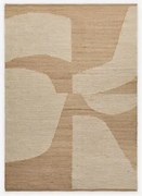 Rechthoekig Vloerkleed Van Jute En Katoen Meira Natuurlijke Kleuren & 160 X 230 Cm - Sklum