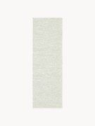 Handgeweven outdoor loper Rika met vintage ruitjesmotief