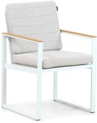 Tuinstoel Aluminium Wit Lifestyle Garden Furniture Faro
