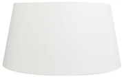 Stoffen Linnen lampenkap creme rond schuin 50/40/26 Modern